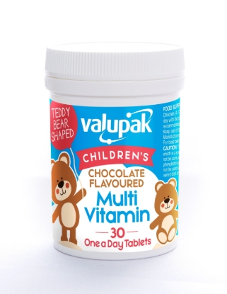 Picture of £2.86 VALUPAK KIDS MULTIVITAMIN CHEWABLE