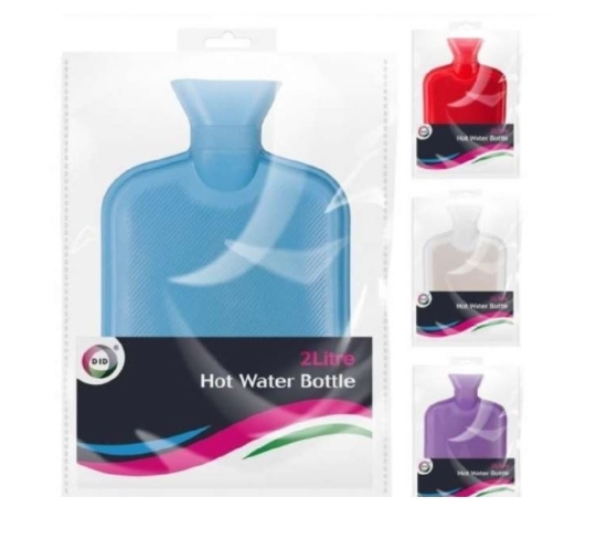 Picture of £2.99 HOT WATER BOTTLE 2L DOUBLE RIBBED