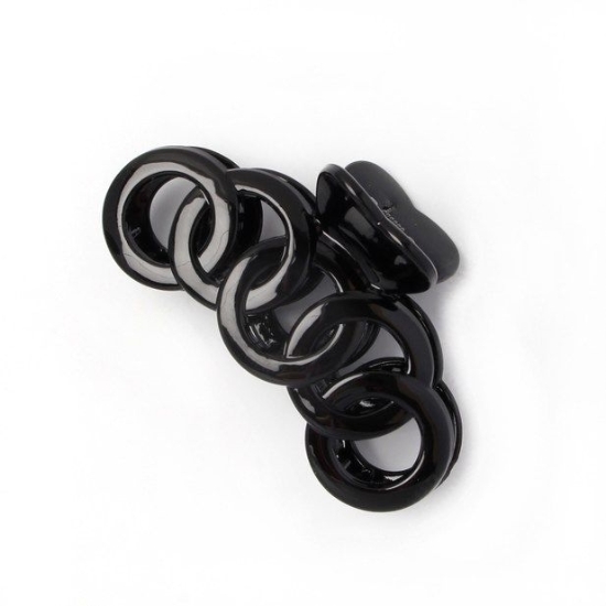 Picture of £1.29 MOLLY ROSE CIRCLES BLACK CLAMP