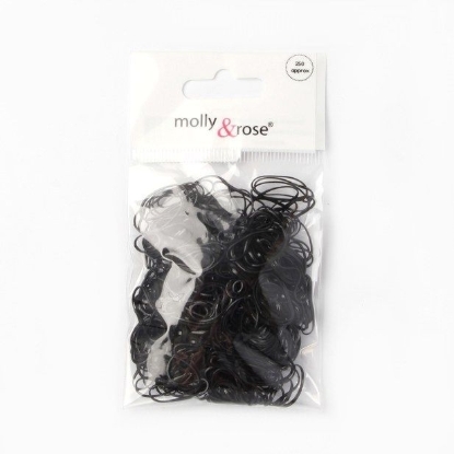 Picture of £1.29 MOLLY ROSE 250 BLACK RUBBER BANDS