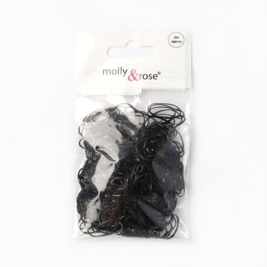 Picture of £1.29 MOLLY ROSE 250 BLACK RUBBER BANDS