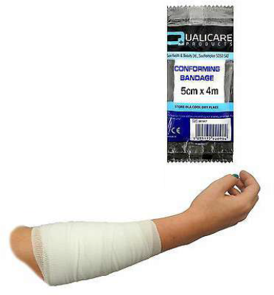 Picture of £0.39 QUALICARE COMFORM BANDAGE 5cm x 4M