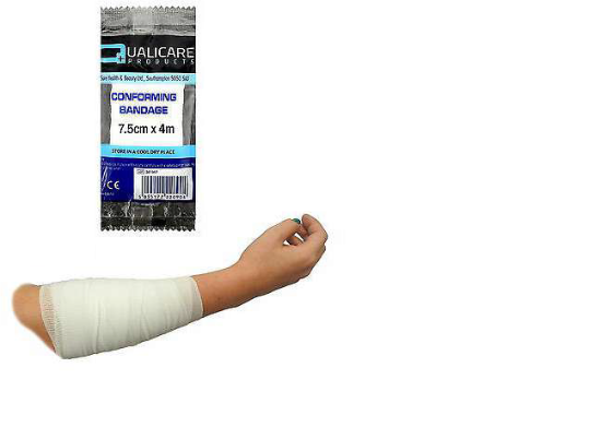 Picture of £0.49 QUALICARE COMFORM BANDAGE 7.5cmx4M