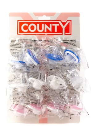 Picture of £0.59 COUNTY BABY SILICONE SOOTHERS (12)