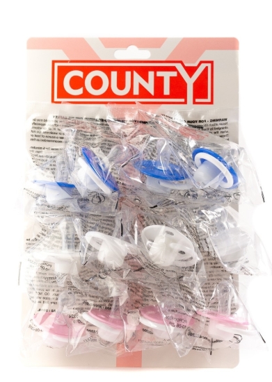 Picture of £0.59 COUNTY BABY SILICONE SOOTHERS (12)