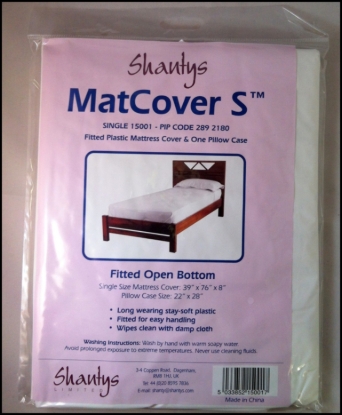Picture of £6.99 SHANTY SINGLE MATTRESS COVER