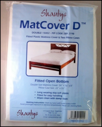 Picture of £7.99 SHANTY DOUBLE MATTRESS COVER