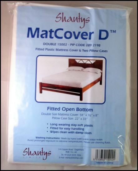 Picture of £7.99 SHANTY DOUBLE MATTRESS COVER