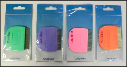 Picture of £1.79 CAVALIER METAL NIT COMB BAGGED