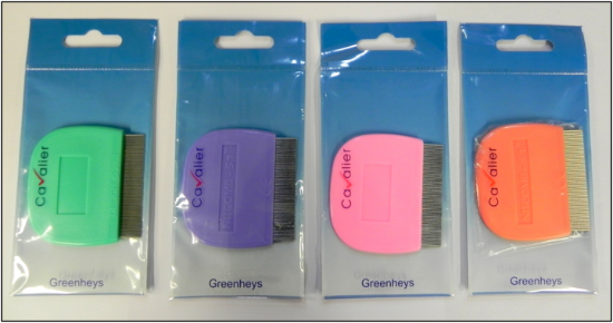 Picture of £1.79 CAVALIER METAL NIT COMB BAGGED