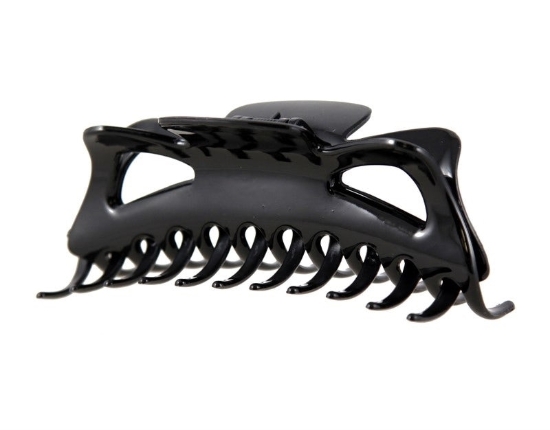 Picture of £1.49 MOLLY ROSE LARGE BLACK CLAMP 14cm