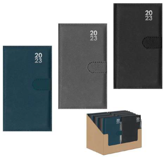 Picture of £1.75 MENS SLIM DIARY & PEN 2023