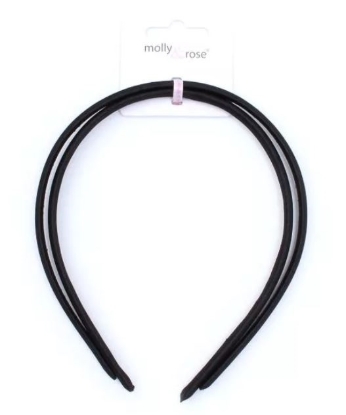 Picture of £1.29 MOLLY ROSE 1cm TWIN BLACK ALICE