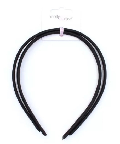 Picture of £1.29 MOLLY ROSE 1cm TWIN BLACK ALICE