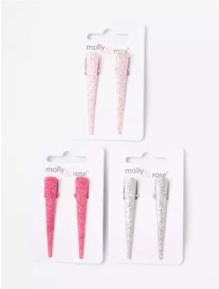 Picture of £1.29 MOLLY ROSE 2 GLITTER 5.5cm BEAKS