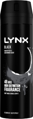 Picture of £3.75 LYNX 150ml DEODORANT BLACK