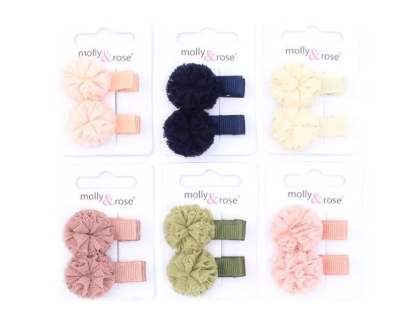 Picture of £1.29 MOLLY ROSE POM POM BEAK CLIPS