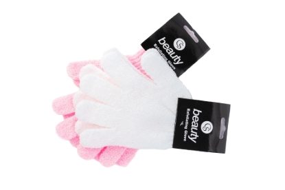 Picture of £1.00 CS BEAUTY SCRUB SHOWER GLOVES x 2