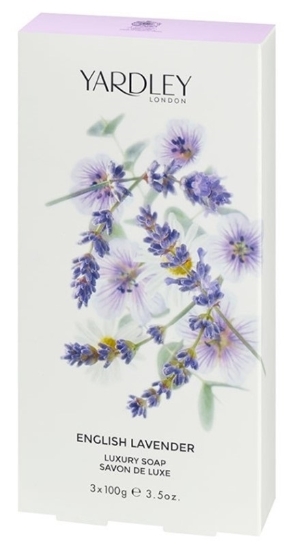 Picture of £14.00/9.75 YARDLEY LAVENDER SOAP100Gx3