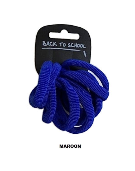 Picture of £1.29 BACK TO SCHOOL 10 PONIOS MAROON