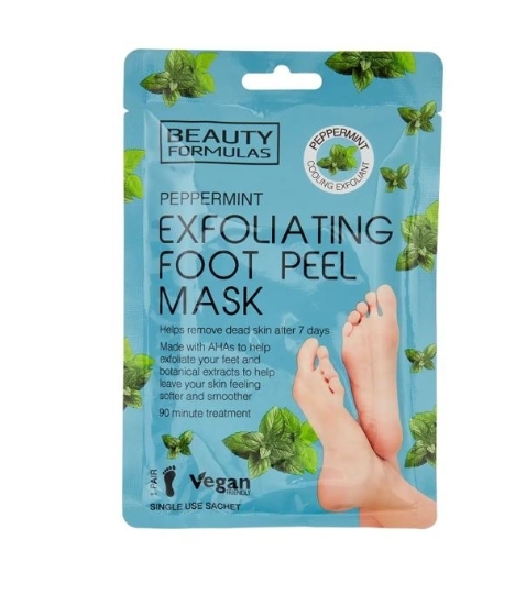 Picture of £1.00 BEAUTY FORMULA FOOT MASK PEPPERMIN