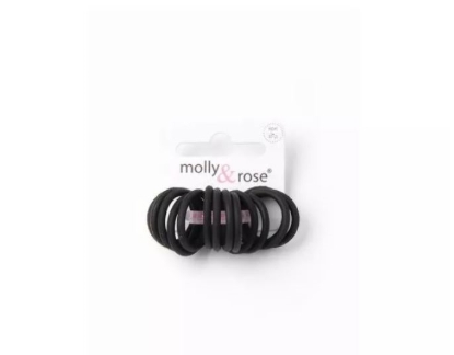Picture of £1.29 MOLLY ROSE SILICONE ELASTICS BLACK