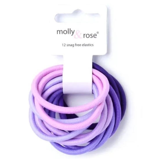 Picture of £1.29 MOLLY ROSE PURPLE ELASTICS NO SNAG