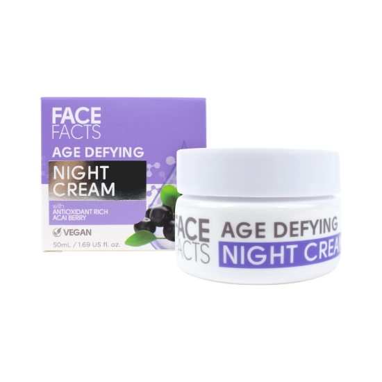 Picture of £1.25 FACE FACTS AGE DEFY NIGHT CR. 50ml