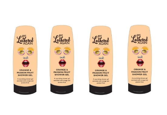 Picture of £1.25 LATHERED 200ml SHOWER GEL ORANGE