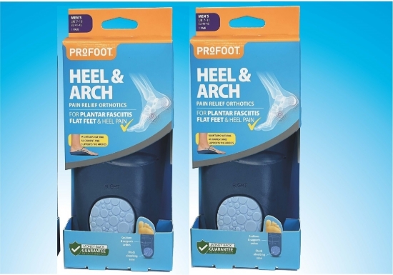 Picture of £14.99 PROFOOT HEEL & ARCH ORTHOTICS MEN