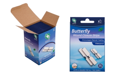 Picture of £1.99 BUTTERFLY WOUND CLOSURE STRIPS 36