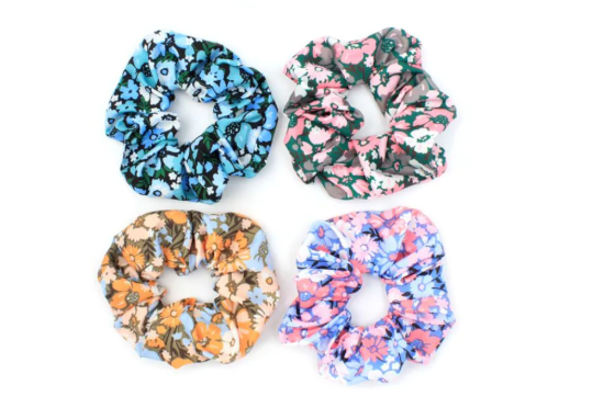 Picture of £1.29 MOLLY ROSE ASSTD FLORAL SCRUNCHIES