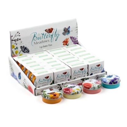 Picture of £2.49 BUTTERFLY MEADOWS LIP BALMS (24)