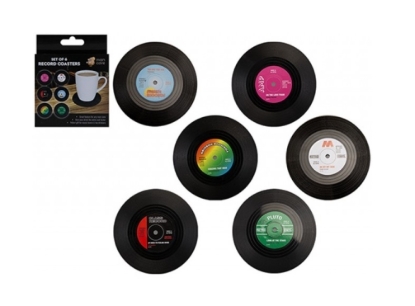 Picture of £3.99 MAN CAVE 6 VINYL MUSIC COASTERS