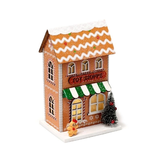 Picture of £7.99 GINGERBREAD L.E.D TOY SHOPPE