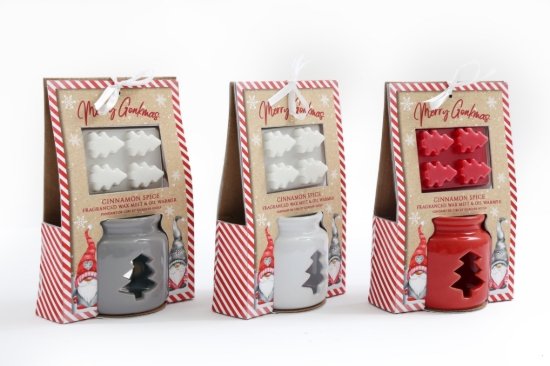 Picture of £4.99 GONKMAS WAX BURNER SET 3 ASSTD