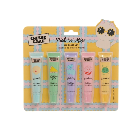 Picture of £7.99 CHEESECAKE 5 x12ml LIP GLOSSES