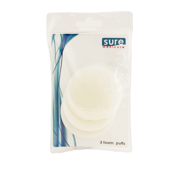 Picture of £1.49 SURE MANICURE FOAM PUFFS x 3