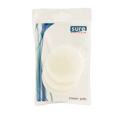 Picture of £1.49 SURE MANICURE FOAM PUFFS x 3