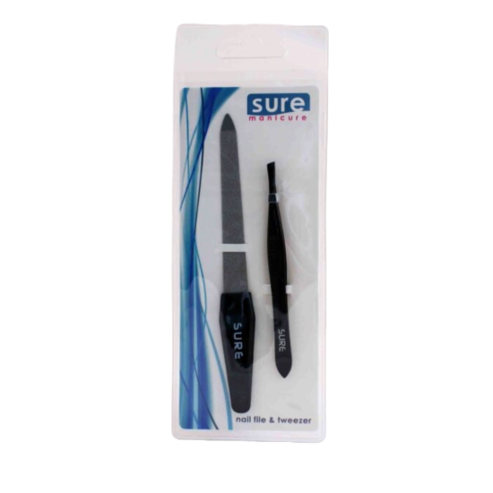 Picture of £1.49 BLACK TWEEZER & NAIL FILE SET