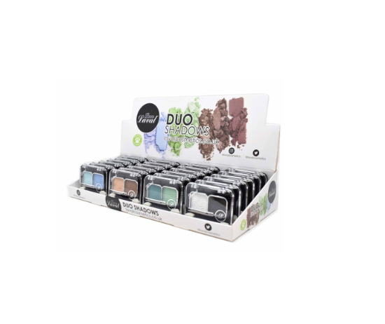 Picture of £2.49 LAVAL DUO EYESHADOWS AST TRAY(24)