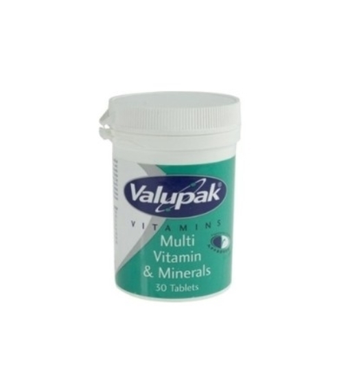 Picture of £1.58 VALUPAK MULTIVITAMIN & MINERALS