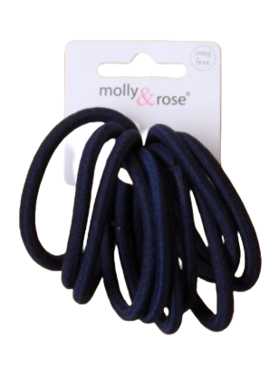 Picture of £1.29 MOLLY ROSE NAVY ELASTICS NO SNAG