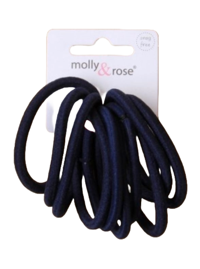 Picture of £1.29 MOLLY ROSE NAVY ELASTICS NO SNAG