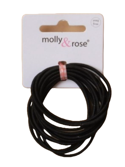 Picture of £1.29 MOLLY ROSE BLACKK ELASTICS SMALL