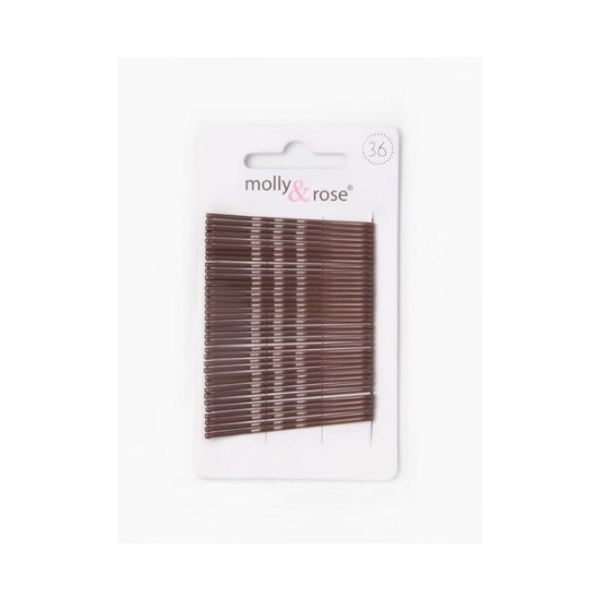Picture of £1.00 MOLLY ROSE HAIR GRIPS BROWN MEDIUM