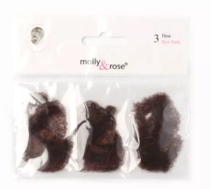 Picture of £1.00 MOLLY ROSE BUN NETS MED BROWN x 3