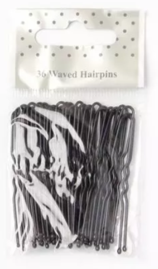 Picture of £1.00 MOLLY ROSE BLACK HAIRPINS MEDIUM