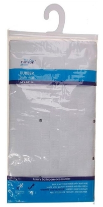 Picture of £9.99 BATH MAT WHITE 34cm x 74cm