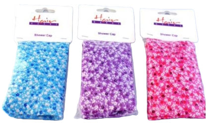 Picture of £1.99 HAIR WORKS SHOWER CAPS FLORAL